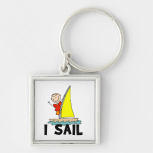 Chaveiro Stick Figure Boy I Sail