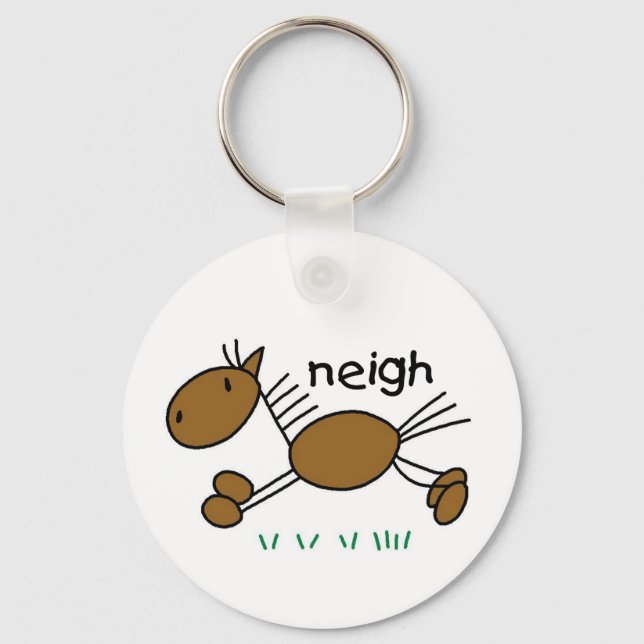 Chaveiro Stick Figure Horse (Frente)