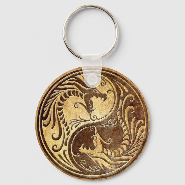 Chaveiro Stone Yin Yang Dragon (Frente)