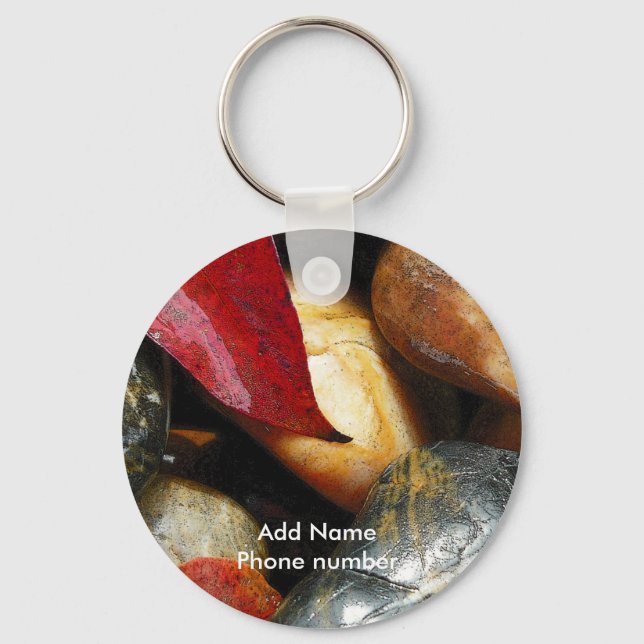 Chaveiro Stones Adicionar nome e número de telefon (Frente)