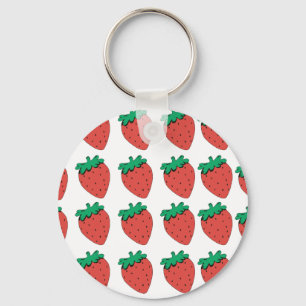 Chaveiro Strawberry Pattern