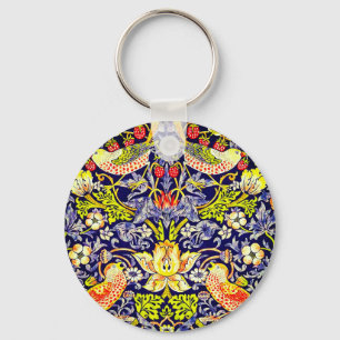 Chaveiro Strawberry Thef Birds William Morris