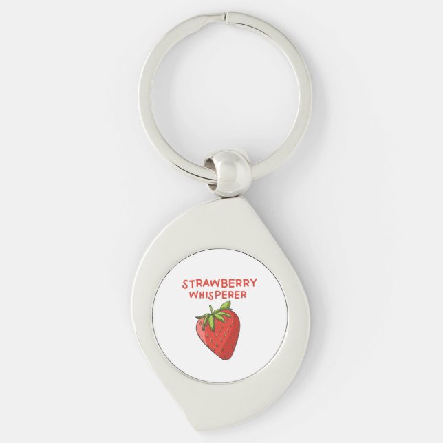 Chaveiro Strawberry Whisperer (Frente)