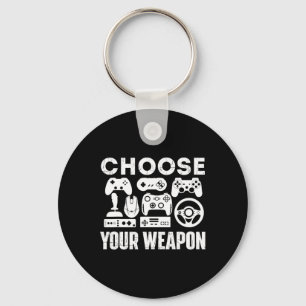 Chaveiro Sua Arma - Amante de Video Game Gamer 