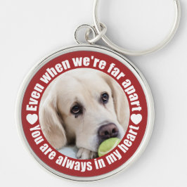 Chaveiro Sua foto distante cadeia de teclas de amor