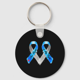 Chaveiro Sua Luta É Minha Luta Com A Fita Azul Tipo 1 Diabe