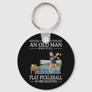Chaveiro Subestimar o Velho Jogar Pickleball Anos Oitenta