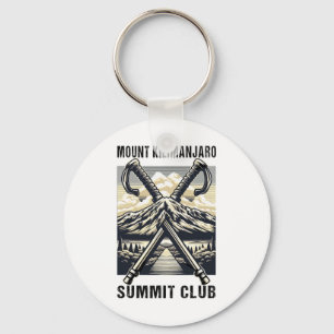 Chaveiro Subiu ao Clube de Cume do Monte Kilimanjaro Tanzân