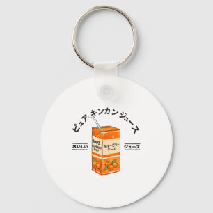 Chaveiro Suco de fruta japonesa Kumquat Japão Kanji Meninos