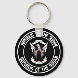 Chaveiro Sudão Round Emblem
