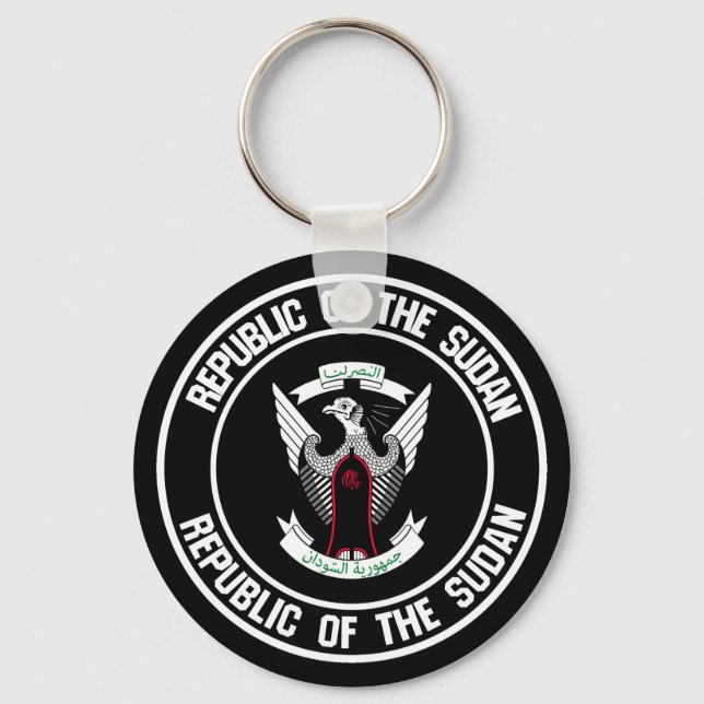 Chaveiro Sudão Round Emblem (Frente)