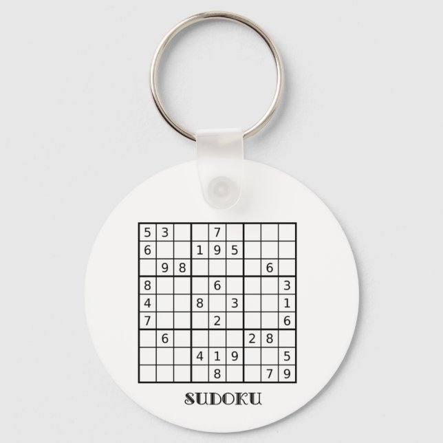 CHAVEIRO SUDOKU KEYRING (Frente)