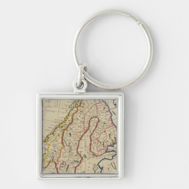 Chaveiro Suecia, Dinamarca, Noruega e Finlândia 2 (Frente)
