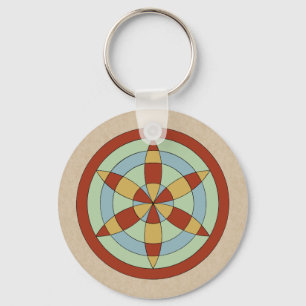 Chaveiro Suffolk Hexafoil (Daisy Wheel)