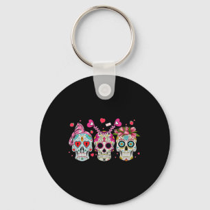 Chaveiro Sugar Skull Amplia Dia de os namorados Casal Corre