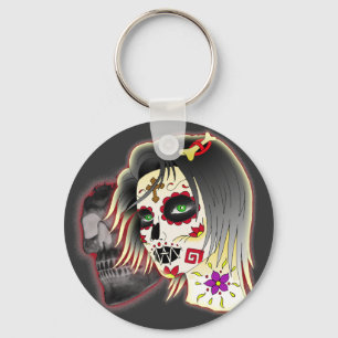 Chaveiro sugarskull lady
