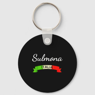 Chaveiro Sulmona Itália Bandeira Itália Lembrança Presente 
