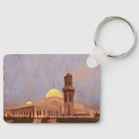 Sultan Qaboos Grand Mosque, Muscat em um anel chav
