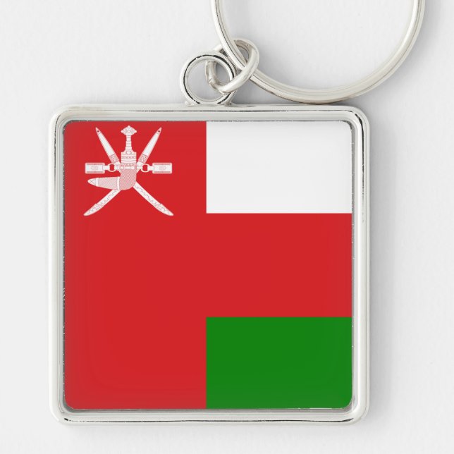 Chaveiro Sultanato de Oman Flag (Frente)