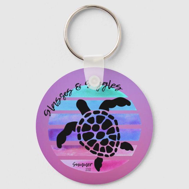 Chaveiro Summer 2021 Turtle Keychain (Frente)