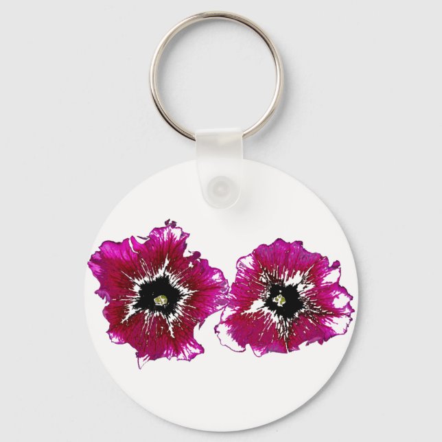 Chaveiro Summer Petunias (Frente)