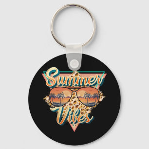 Chaveiro Summer Vibes Vintage Sunglass Sunset de praia