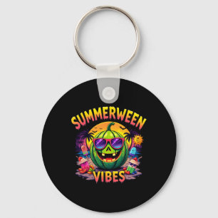 Chaveiro Summer Watermelon Jack-o-lantern Summerween Vibes