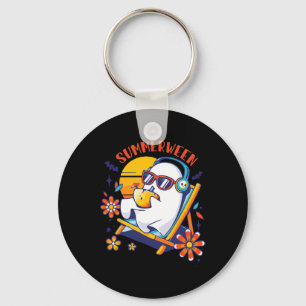 Chaveiro SummerEntre Cute Spooky Summer Ghost Halloween Lov