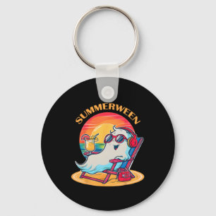 Chaveiro SummerEntre Cute Spooky Summer Ghost Halloween Lov
