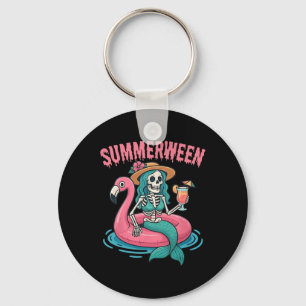 Chaveiro Summerentre Mermaid Skeleton Beach Flamingo Hallow