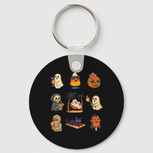 Chaveiro Summerwin Ghost Pumpkin Halloween Spooky Summer T