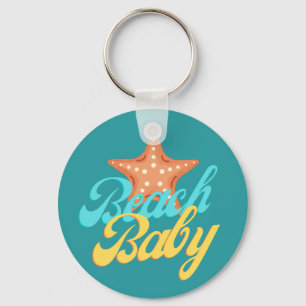 Chaveiro Summery Beach Baby Art