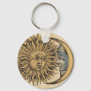Chaveiro Sun e lua