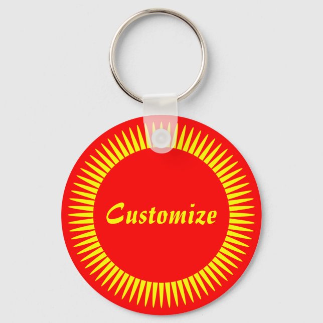 Chaveiro Sun Ray Modelo (vermelho) (Frente)
