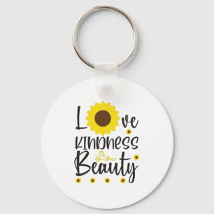 Chaveiro Sunflower Lover   Beleza da bondade do amor