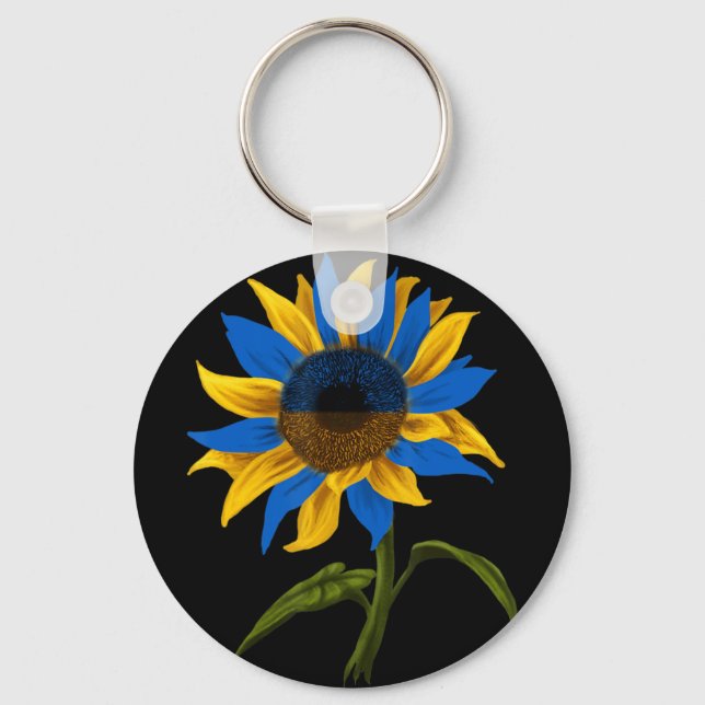 Chaveiro Sunflower Ucraniano Estado-Membro Da Ukrain (Frente)