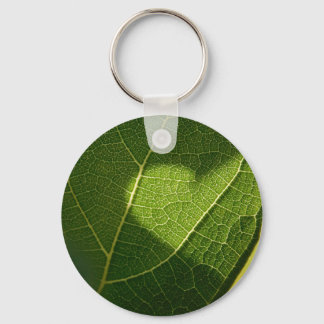 Chaveiro Sunlight Heart on Leaf Keychain