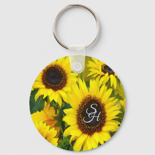 Chaveiro Sunny Sunflower Key Ring Personalizável