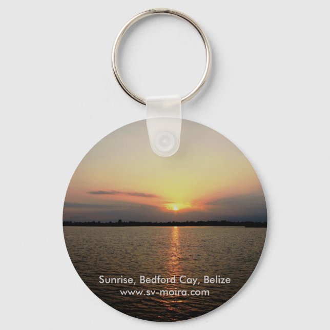 Chaveiro Sunrise, Bedford Cay, Belize (Frente)