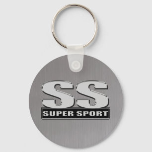 Chaveiro super esporte montra aço escovado SS