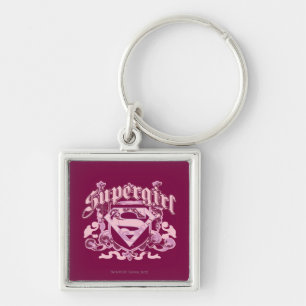 Chaveiro Super Girl Crest Design