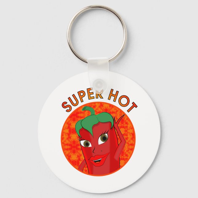 Chaveiro Super Hot Pepper Diva (Frente)