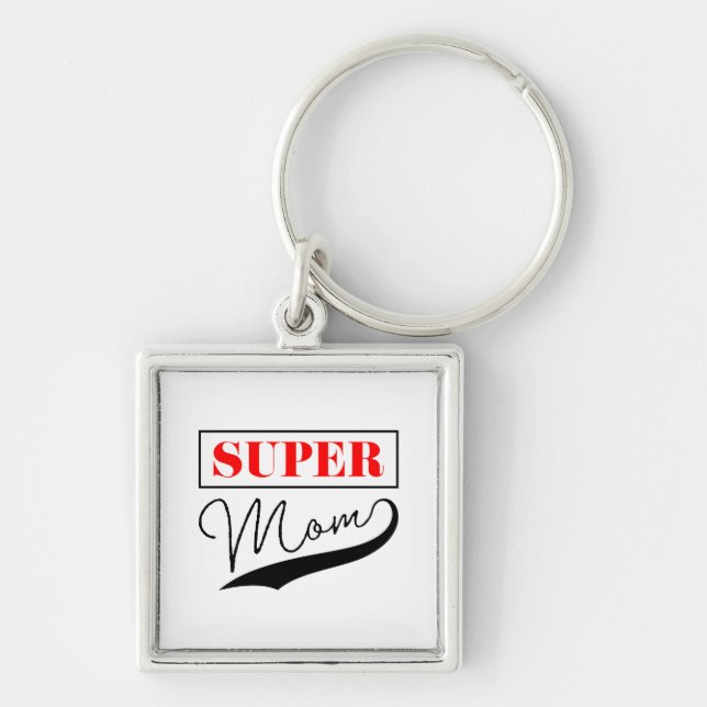 Chaveiro Super Mãe (Frente)