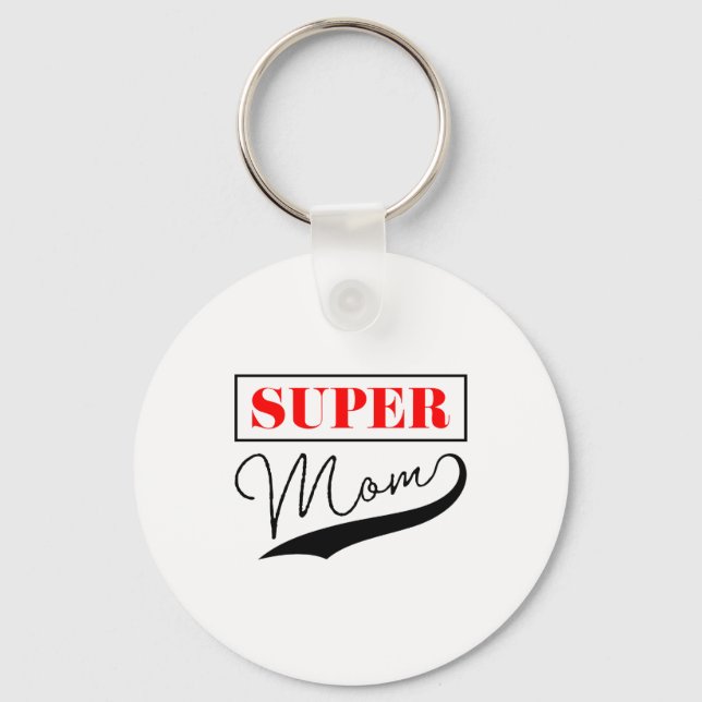 Chaveiro Super Mãe (Frente)