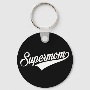Chaveiro Super-mãe (Preto) -