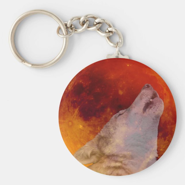 Chaveiro Super Sangue Wolf Moon 2019 (Frente)