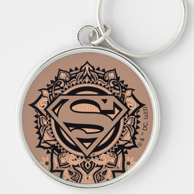 Chaveiro Supergirl Mandala Graphic (Frente)