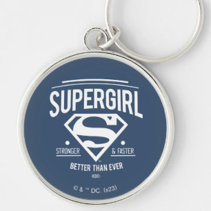 Chaveiro Supergirl Melhor Do Que Nunca Gráfico Retroativo