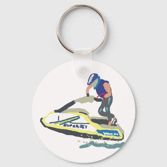 Chaveiro SuperJet de Jet Ski em Pé (Frente)