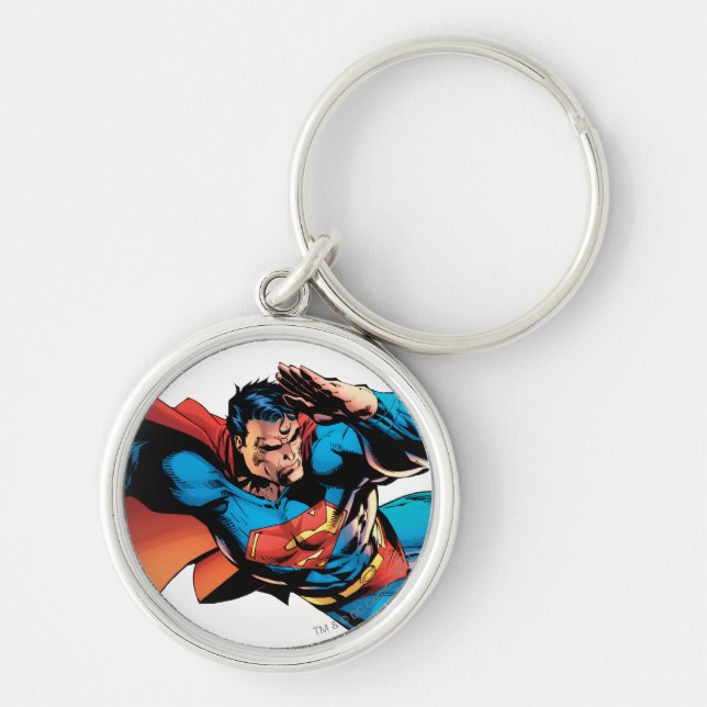 Chaveiro Superman Flying Kick (Frente)